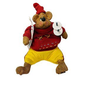 Russ‎ Berrie Kathleen Kelly Critters The Country Folk Mogul Bear 6" T X 2" W